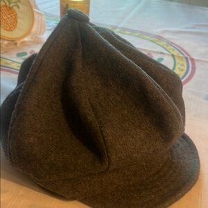 Dark Gray Newsboy Cap